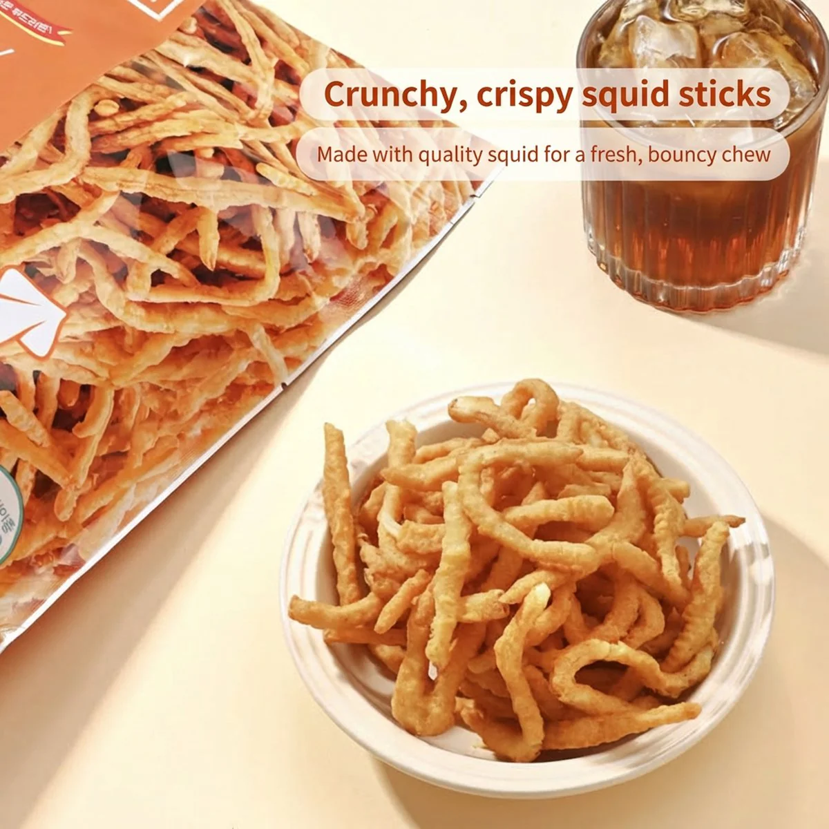 Traders Deal Korean Crispy Squid Strips Seafood Snack – 240g - Image 5