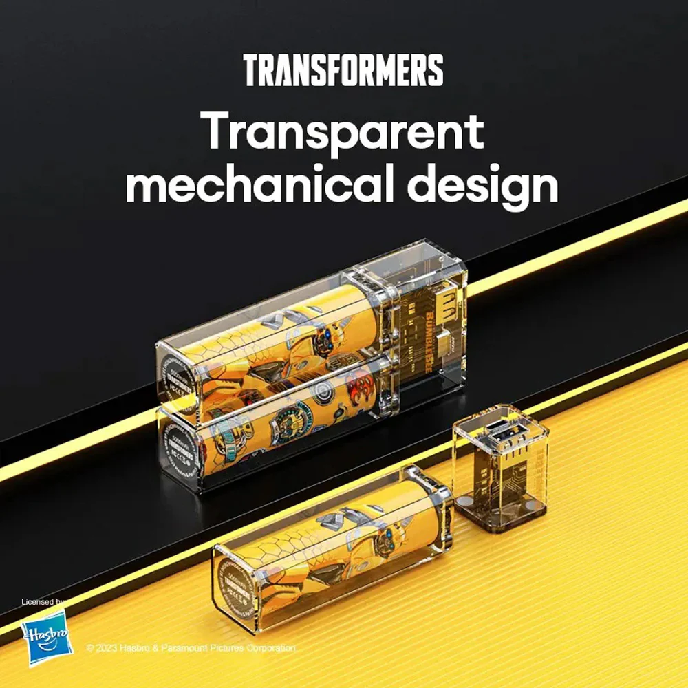 Transformers Detachable Battery Magnetic Power Bank 5000mAh 20W - Yellow - Image 5