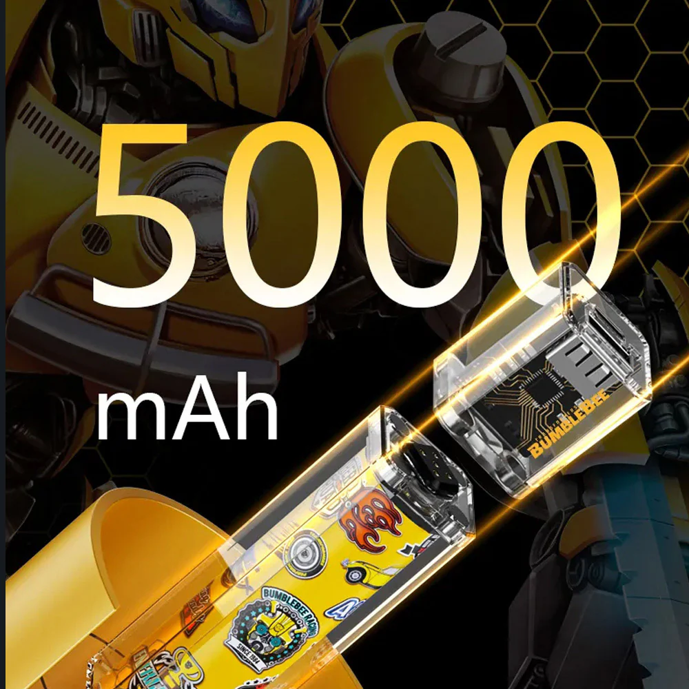 Transformers Detachable Battery Magnetic Power Bank 5000mAh - Blue - Image 2