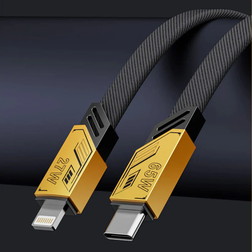 Transformers PD 2-in-1 Magnetic Charging Cable - Yellow - Image 4