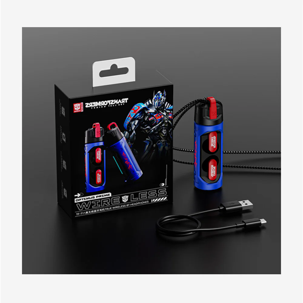 Transformers TF-T11 Low Latency Sports Earbuds - Blue - Image 5