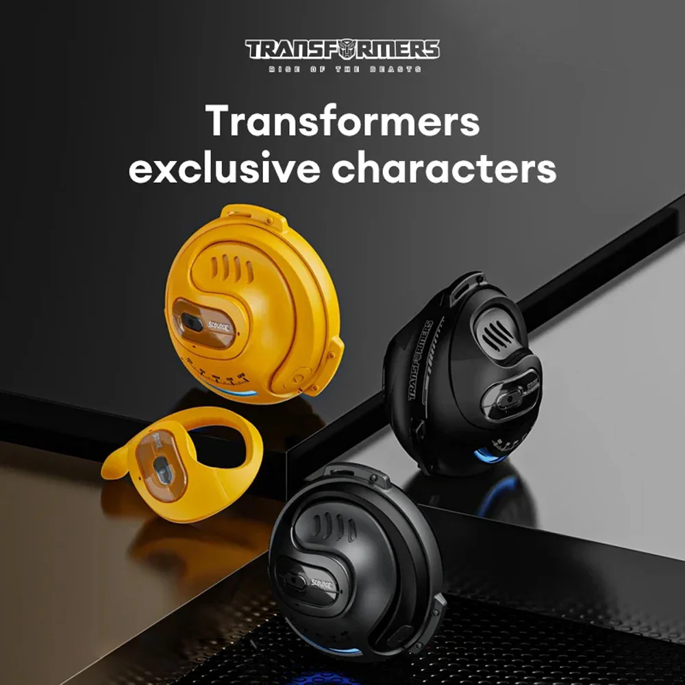 Transformers True Wireless Bluetooth Earbuds T07 - Grey - Image 5