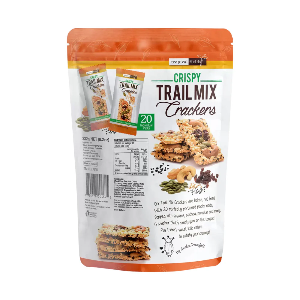 Tropical Fields Crispy Trail Mix Crackers - 232g - Image 3