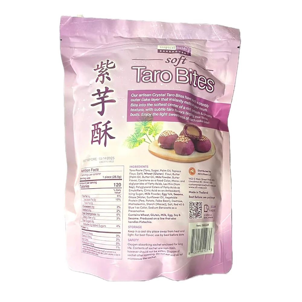 Tropical Fields Soft Taro Bites - 265g - Image 2