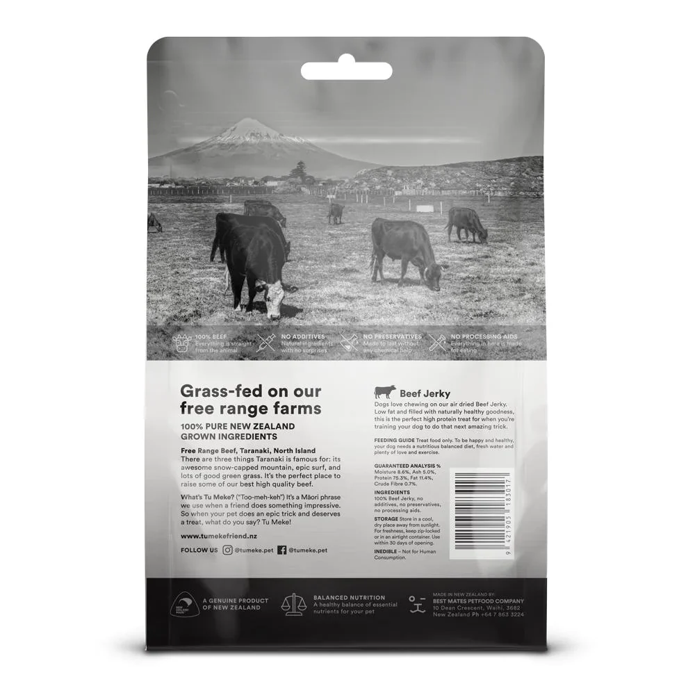 Tu Meke Friend Natural Dog Treats Beef Jerky - 100g - Image 5
