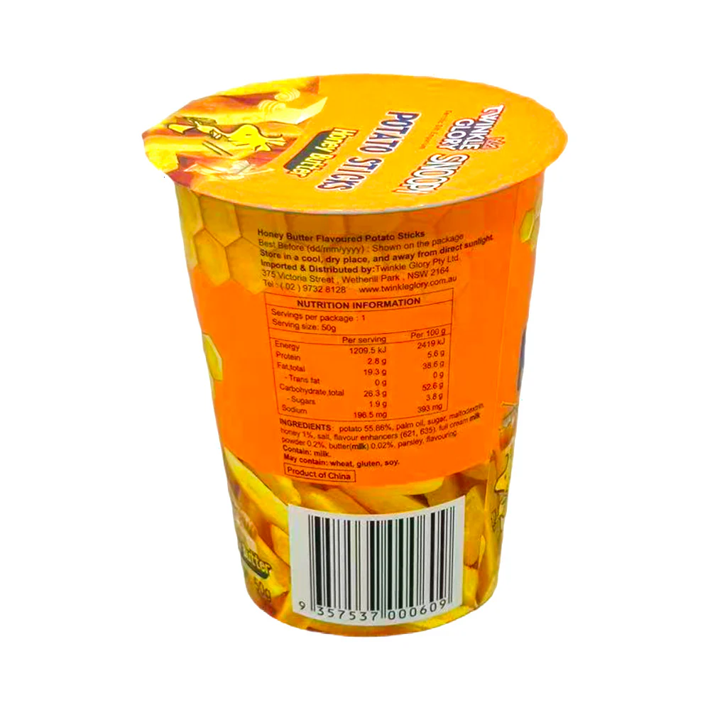Twinkle Glory Snoopy Honey Butter Potato Sticks 50g - Image 2