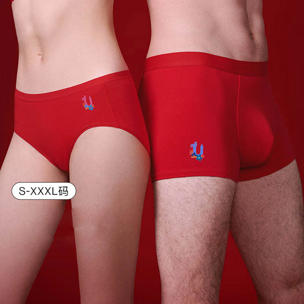 Ubras Men's Mid-Rise Cotton Antibacterial Boxer Briefs - 2 Pieces, XXXL - Image 3