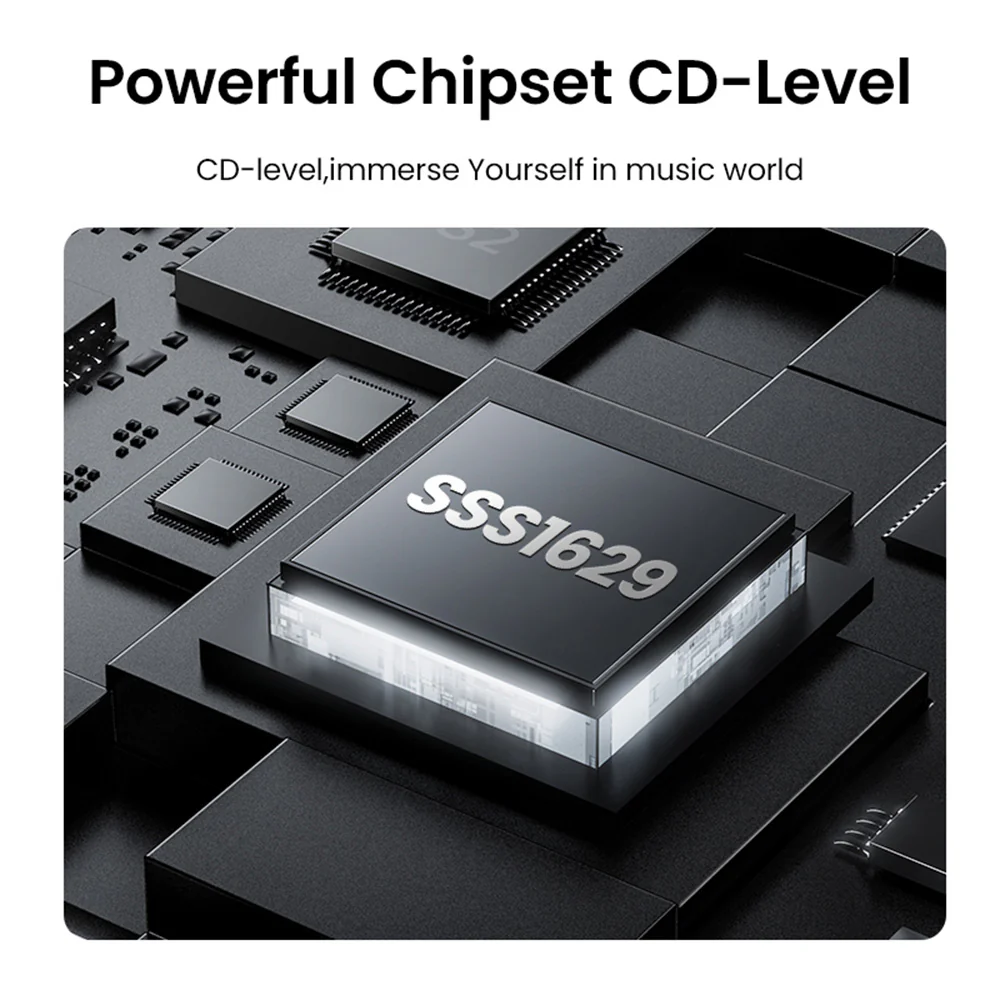 UGREEN CM129 USB External Stereo Sound Card Adapter - 15cm Black - Image 4