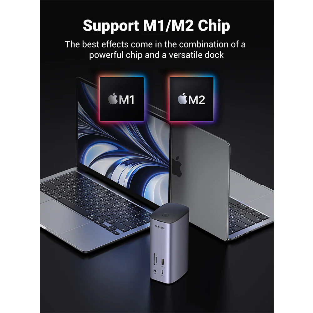 UGREEN CM555 USB-C Multi-Function Dock Pro 12-in-1 - Image 3