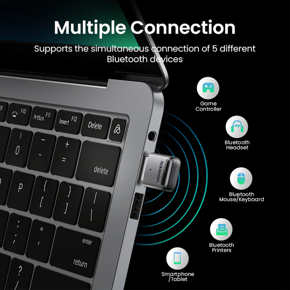 UGREEN USB Bluetooth Adapter 5.0 Simple Edition - Image 2