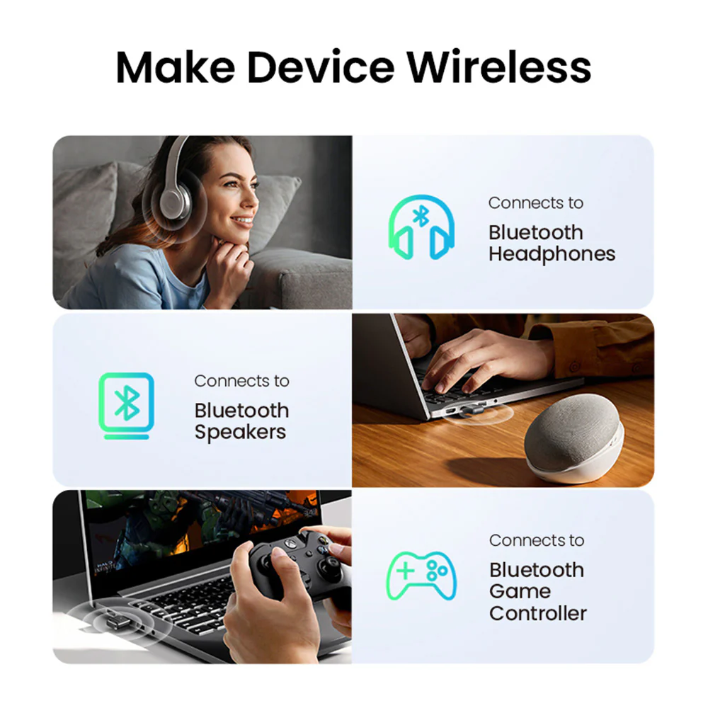 UGREEN USB Bluetooth Adapter 5.0 Simple Edition - Image 3