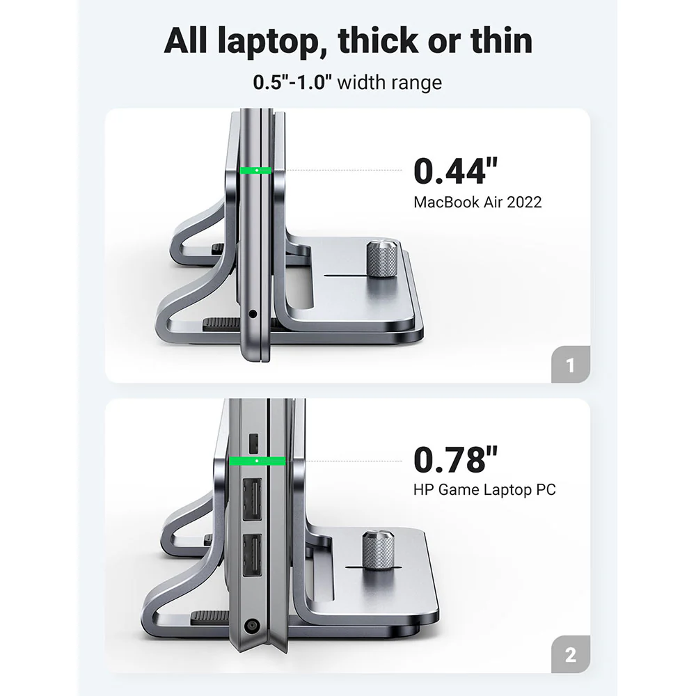 UGREEN Vertical Laptop Stand - Image 3