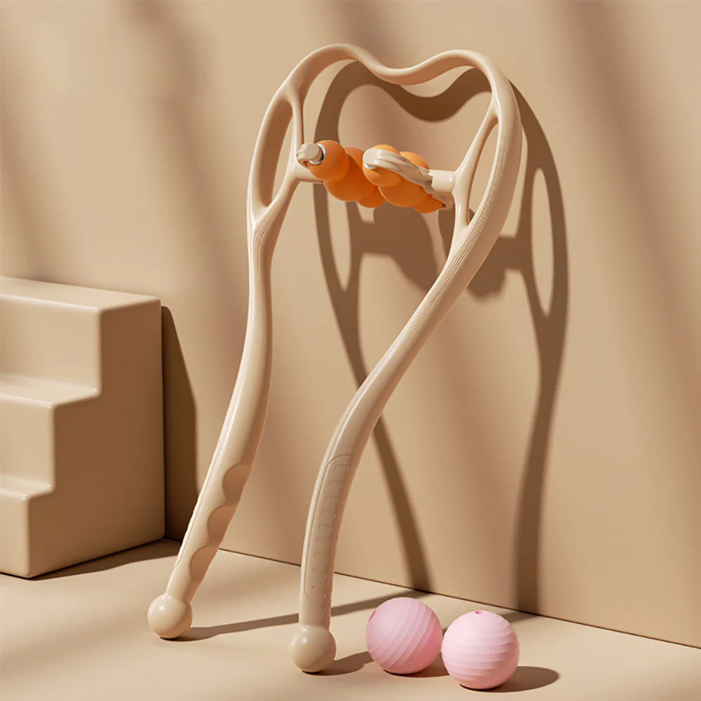 Ulife 8-Ball Neck Massager - Orange - Image 2