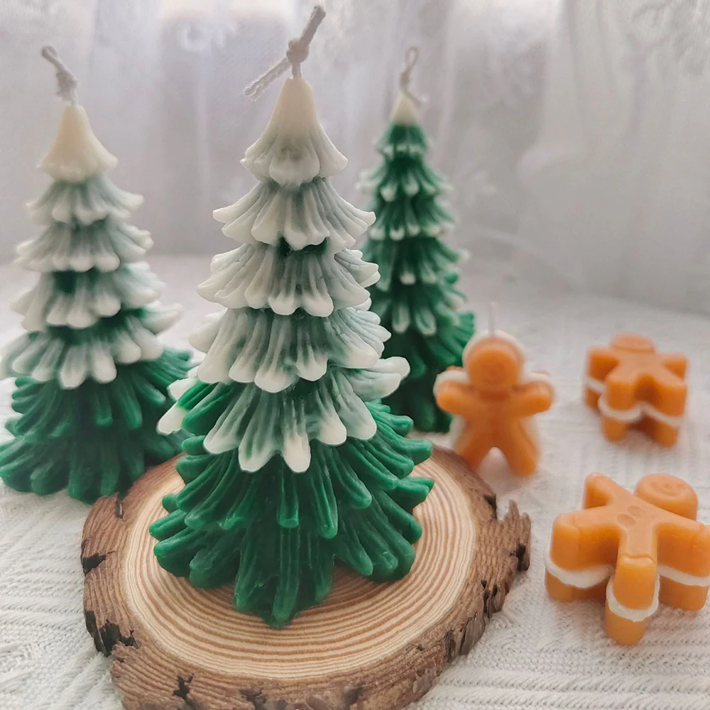 Ulife Christmas Candle Pine Tree 7*12cm - Image 2