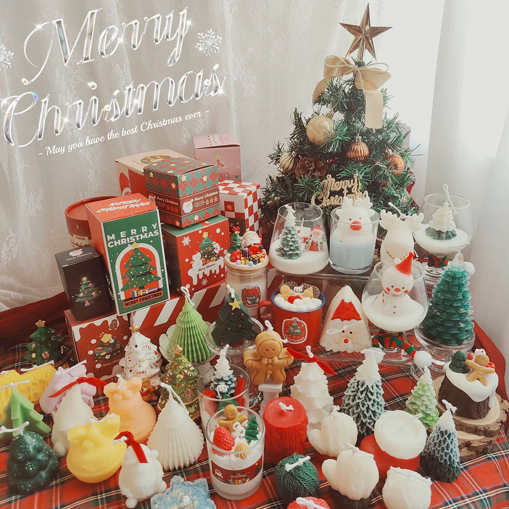 Ulife Christmas Candle Smiling Gingerbread Man 6.7*8*2.5cm - Image 2