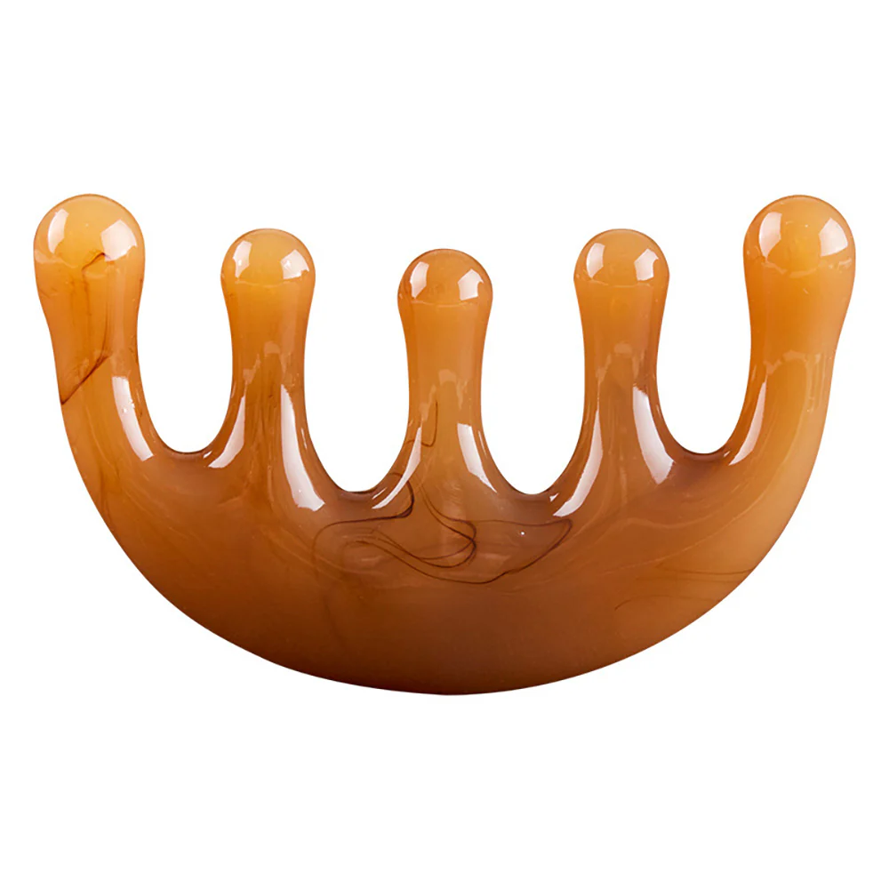 Ulife Five-Tooth Meridian Massage Comb - Amber - Image 5