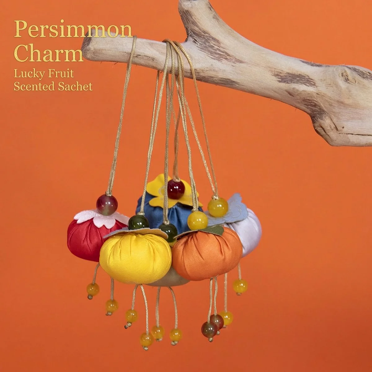 Ulife Lucky Persimmon Scented Hanging Sachet (All Is Well) - Car, Closet & Home Freshener - Image 2