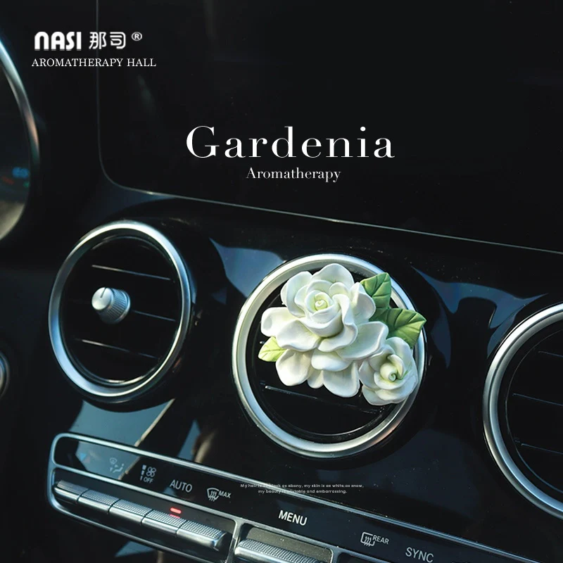 Ulife Nasi Car Air Vent Fragrance - Gardenia with Bluebell Essential Oil - Image 5