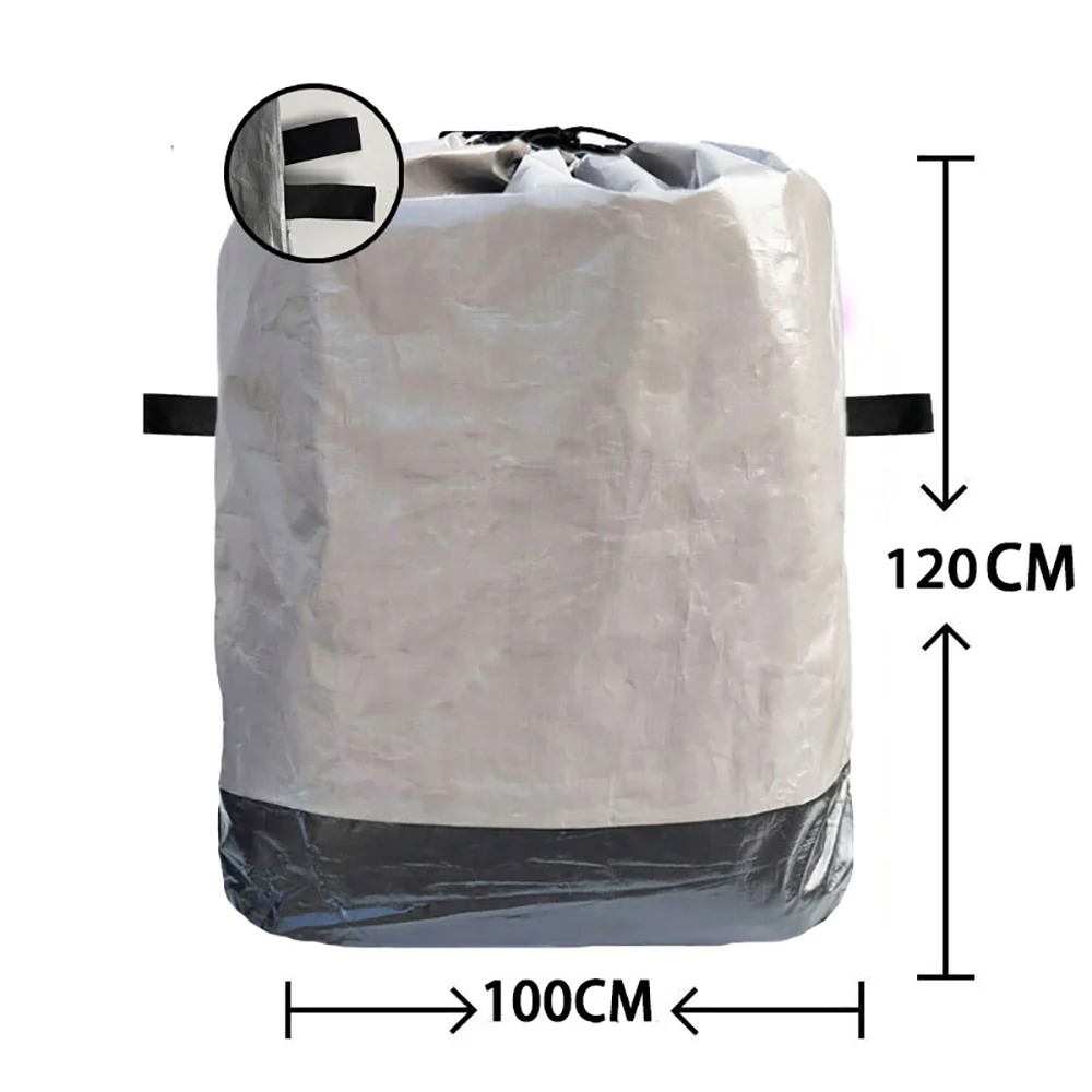 Ulife Waterproof Moving Bag with Handles - Grey 50x50x100cm