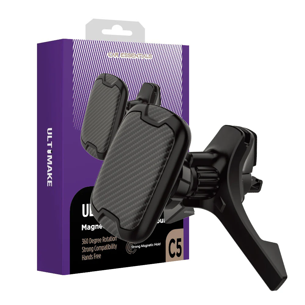 Ultimake Magnetic Car Mount - Carbon Fiber Edition