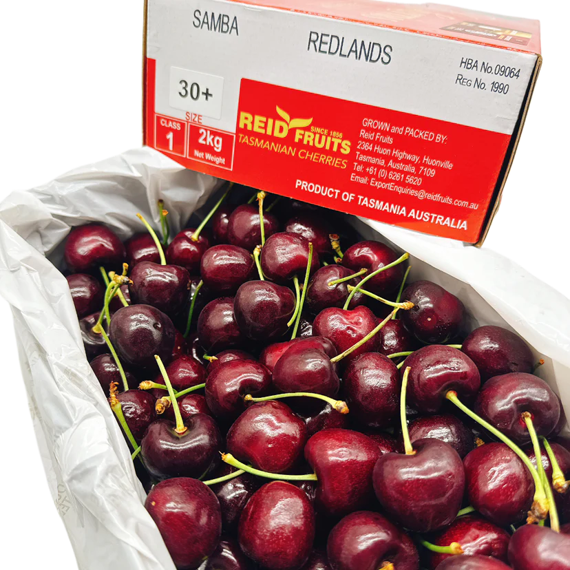 Tasmania Reid Cherries 30mm+ Gift Box 2kg - Image 3