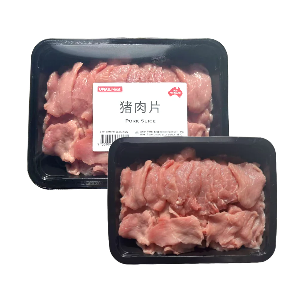 Umall Frozen Fresh-Cut Pork Slices - 600g