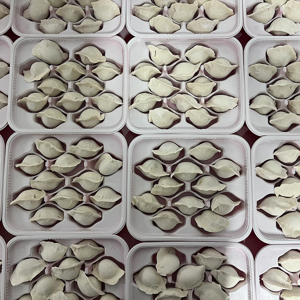 UMALL Pork & Chives Handmade Dumplings (Frozen) – 12 Pieces, 360g - Image 2