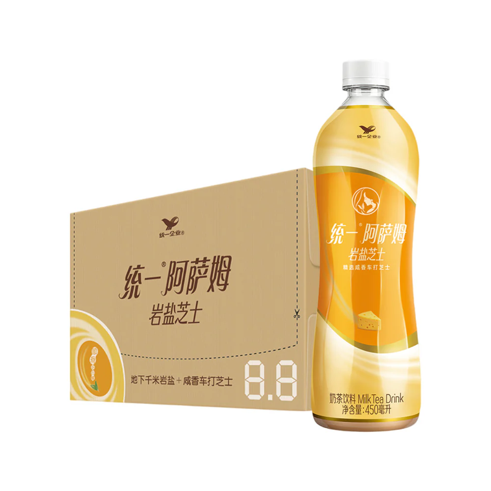 Uni-President Assam Milk Tea – Rock Salt Cheese 450ml x 15 Bottles