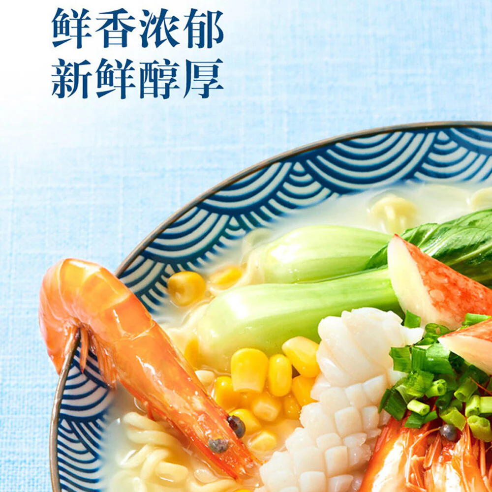 Uni-President Soup Daren Seafood Instant Noodles 113g x 5 Packs x 6 Bags (Carton) - Image 2
