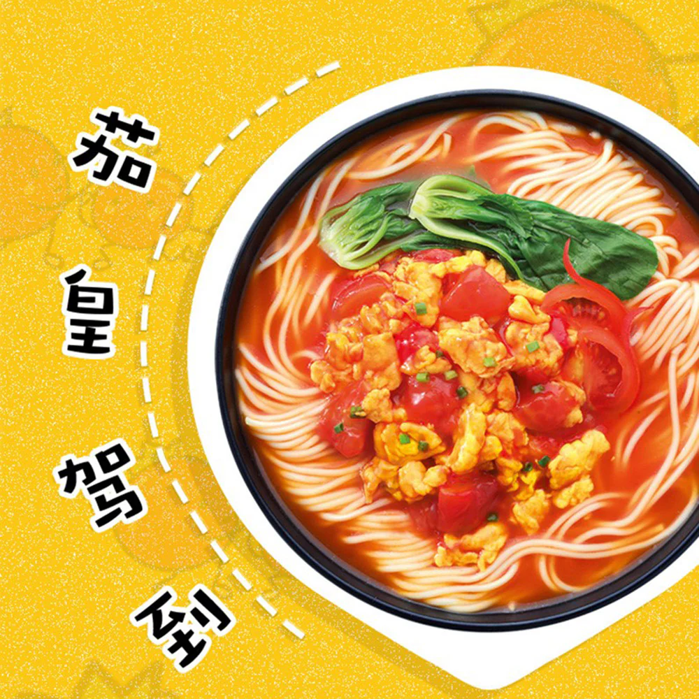 Uni-President The King of Tomato Instant Noodles with Egg - 116g*5*6/Box - Image 3