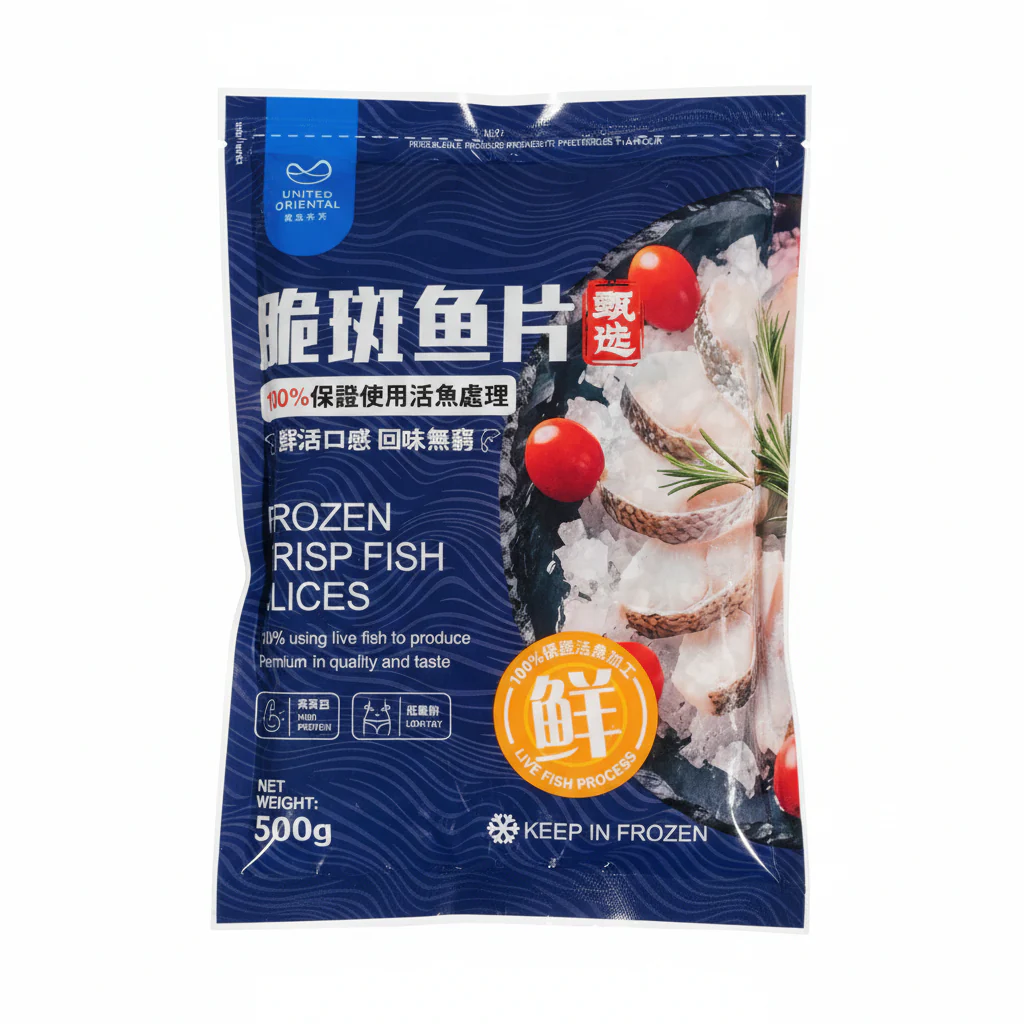 United Oriental Frozen Crisp Fish Slices 500g - Sliced White Fish Fillets for Hot Pot & Stir-Fry - Image 2