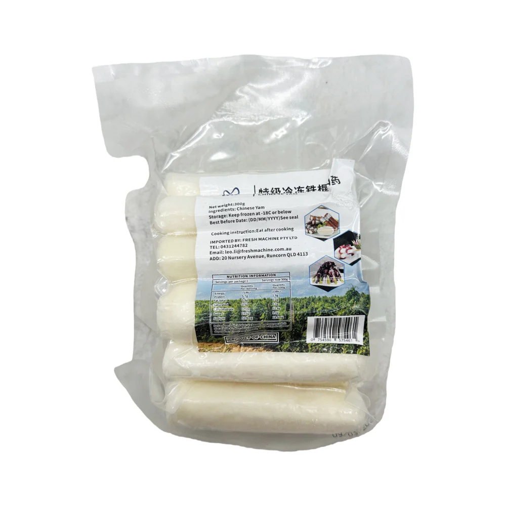 United Oriental Premium Frozen Iron Stick Chinese Yam 300g – Ready-to-Cook Nagaimo Root Sticks