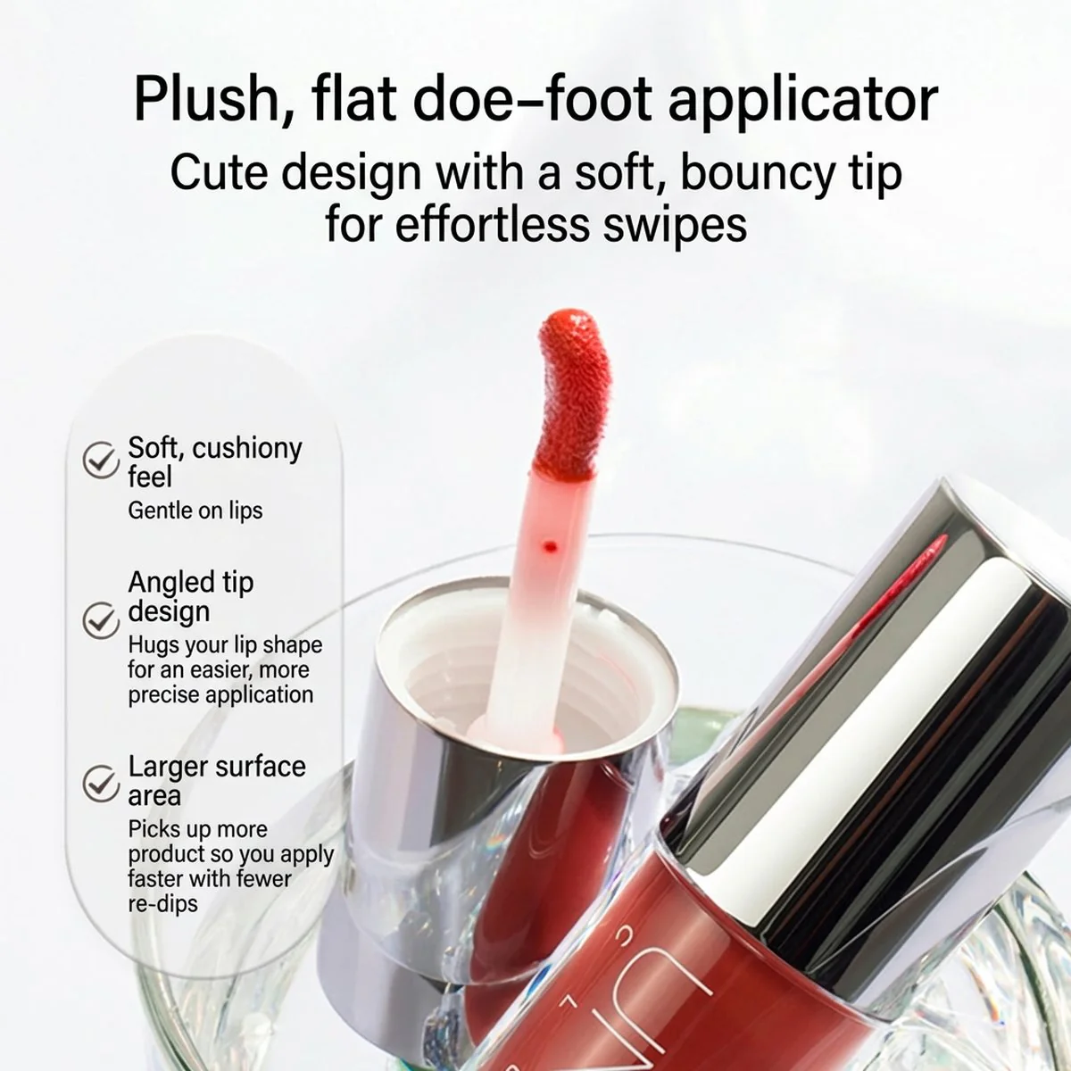 UNNY CLUB Lip Serum Gloss 5ml - Hydrating High-Shine Tinted Lip Oil - Image 2
