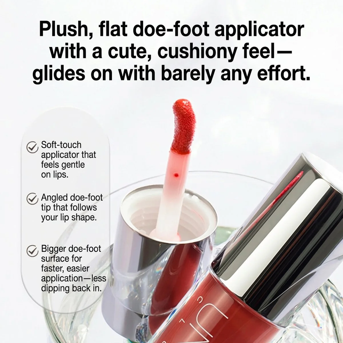 UNNY CLUB Nourishing Lip Serum Gloss 5ml - Hydrating, Non-Sticky Shine - Multiple Shades - Image 2