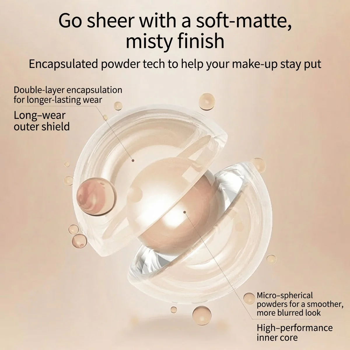 Unny Soft Matte Long-Lasting Powder Foundation 02 Natural - 9g - Image 5