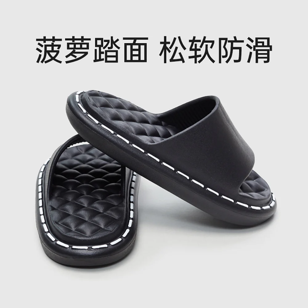UTUNE Indoor Outdoor Slippers - Mysterious Black, Size 40-41 - Image 2