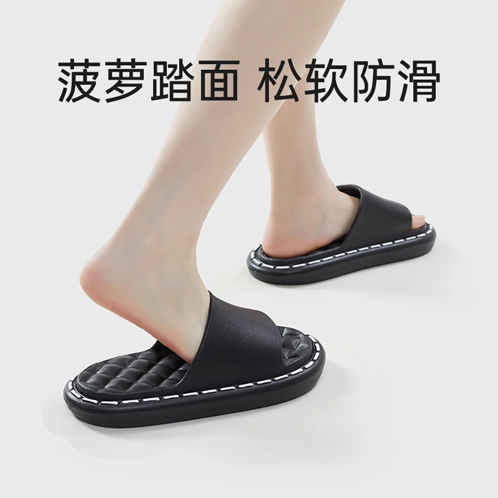 UTUNE Indoor Outdoor Slippers - Mysterious Black, Size 40-41 - Image 3