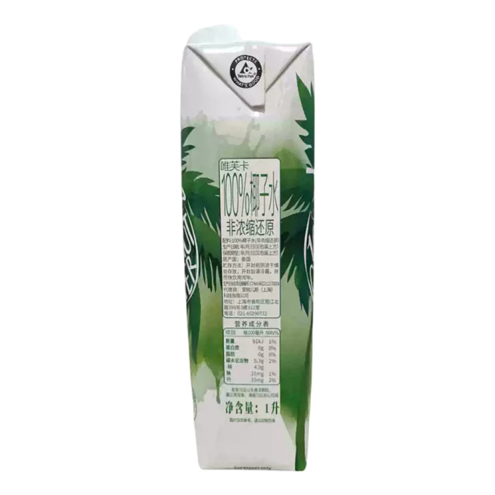 V&F Club 100% Coconut Water 1L – Limited Import - Image 2