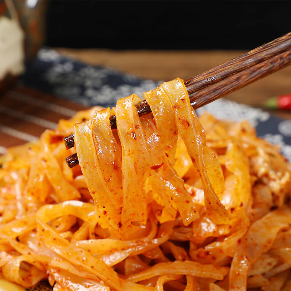Valley Tribute Grain Xi'an Spicy Cold Noodles (Liangpi) 160g - Image 4