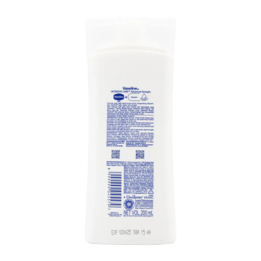 Vaseline Intensive Care Advanced Strength Body Lotion 200mL - Image 3