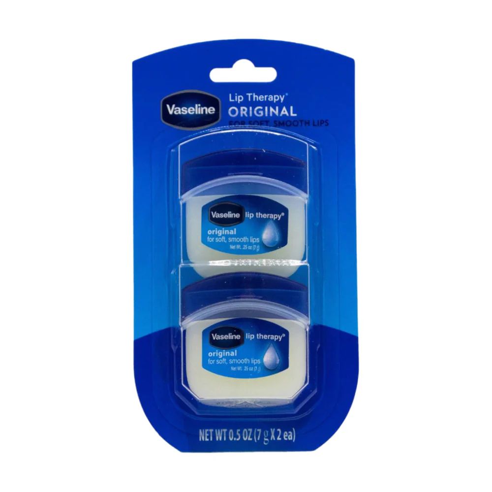 Vaseline Lip Therapy Original Lip Balm Twin Pack 7g x 2