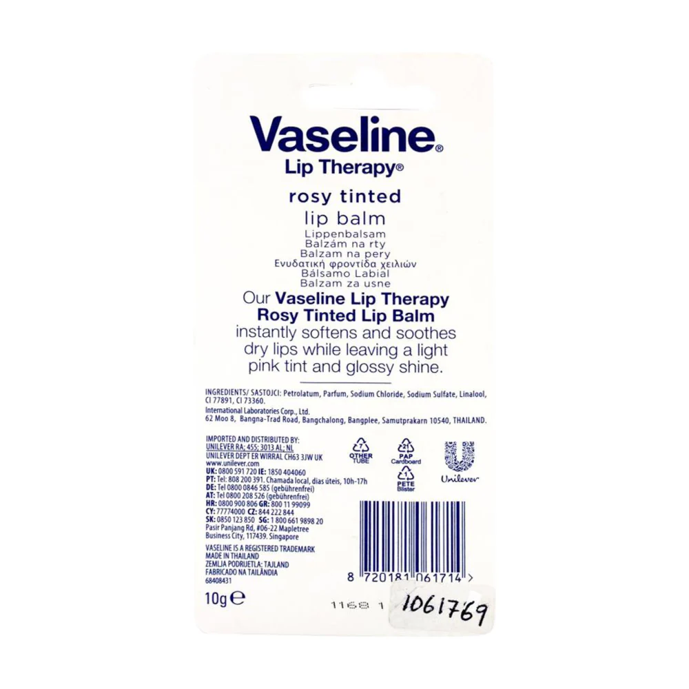 Vaseline Lip Therapy Rosy Tinted Lip Balm 10g - Image 2
