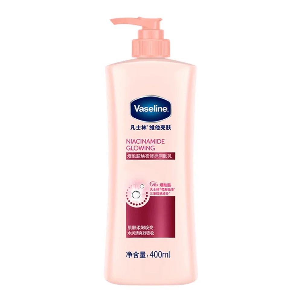Vaseline Niacinamide Glowing Body Lotion – Brightening & Hydrating, 400ml - Image 2