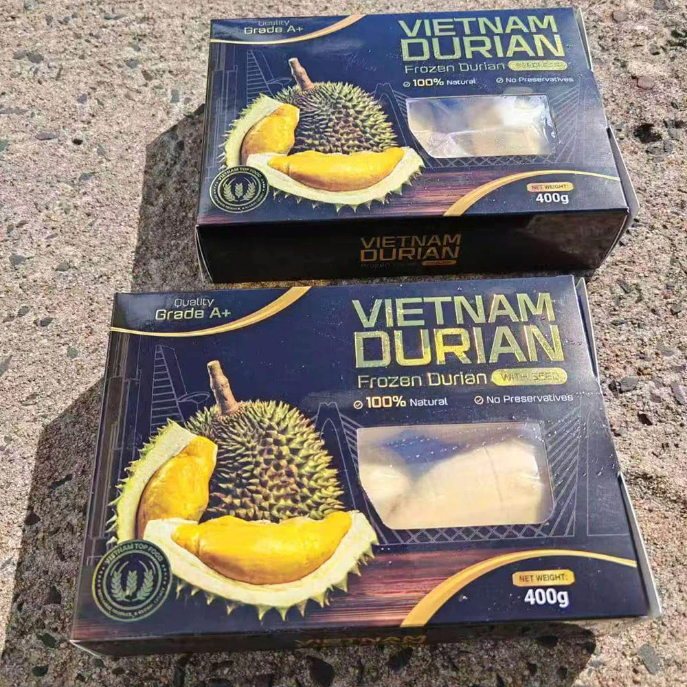 Vietnamese Monthong Durian Pulp (Seedless) – Frozen 400g - Image 4