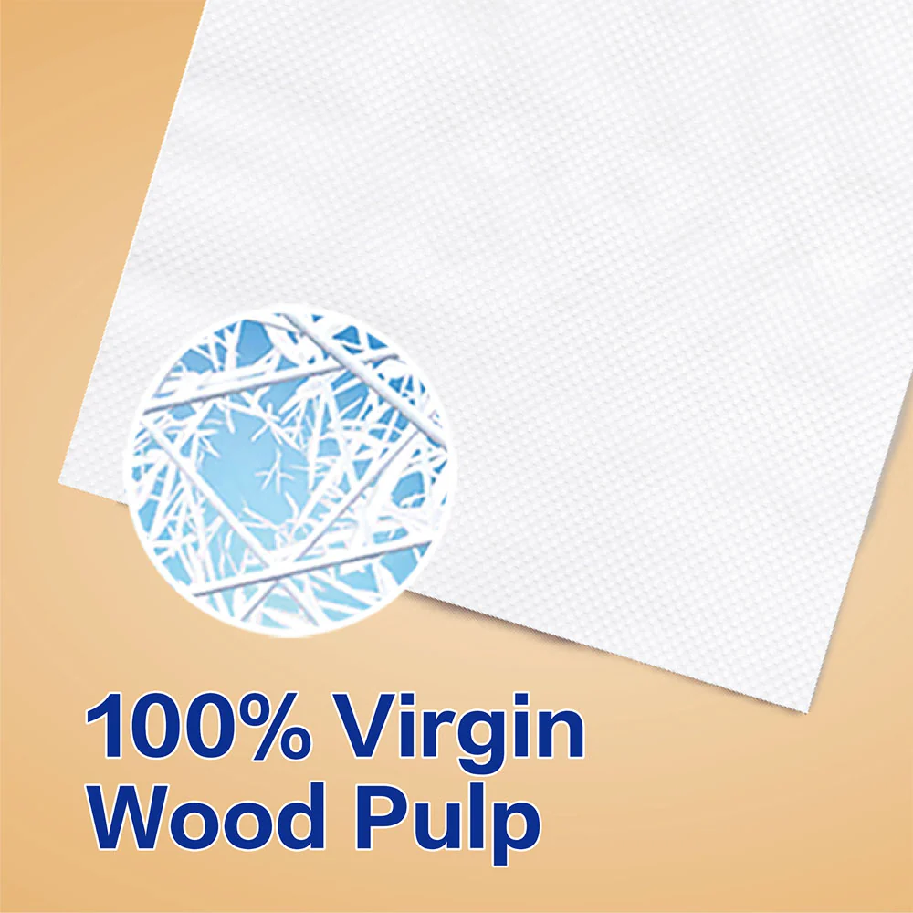 Vinda Ultra Effect Table Napkins, 1‑Ply 33 x 33 cm – 250 Sheets - Image 4