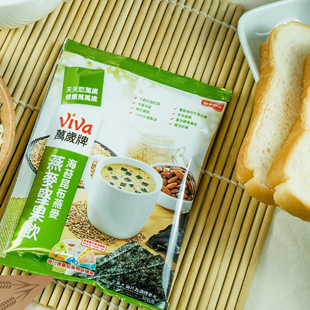 Viva Oat and Nut Drink - Nori Seaweed & Konbu Flavor - 320g - Image 3