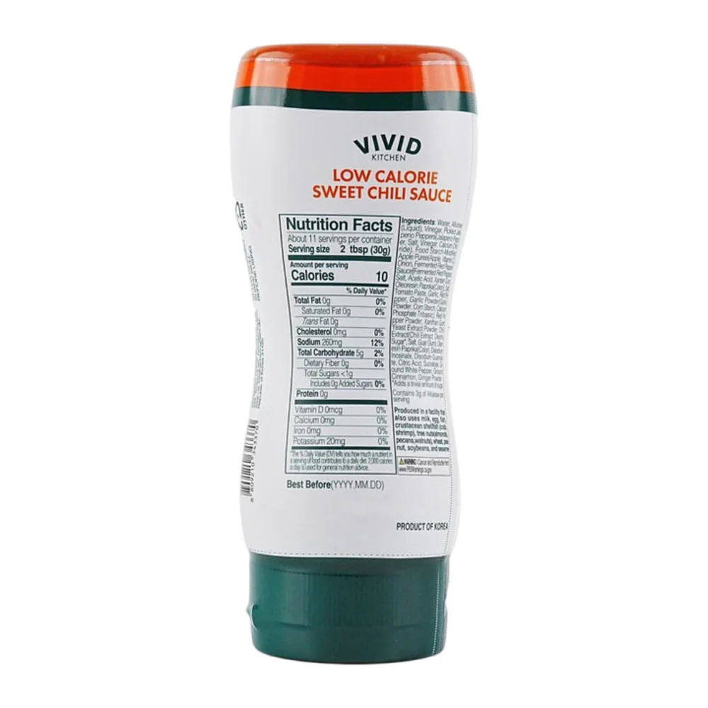 Vivid Kitchen Low Calorie Sweet Chilli Sauce 320g - Image 3