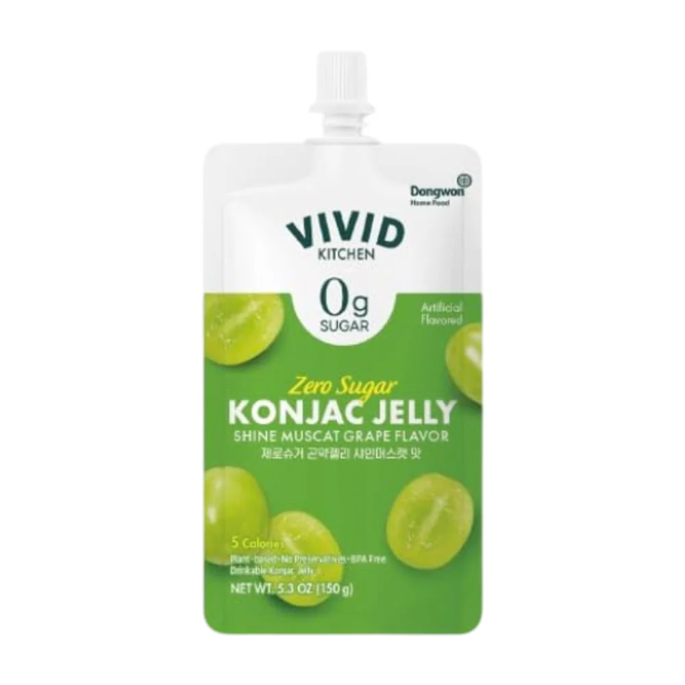 Vivid Kitchen Zero Sugar Shine Muscat Grape Konjac Jelly 150g - Image 2