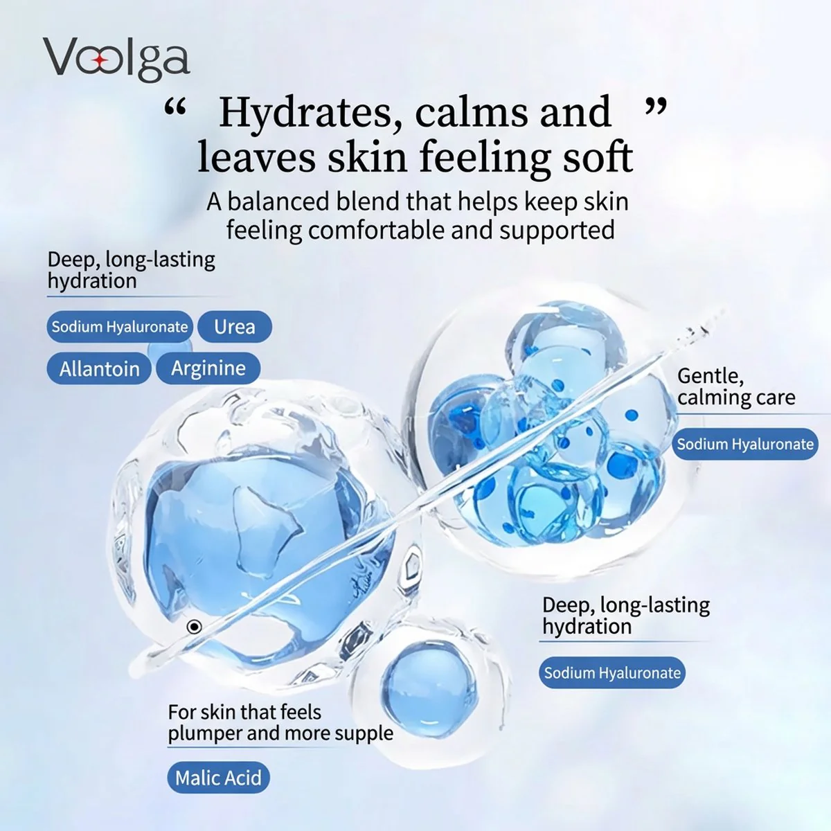 Voolga Blue Copper Peptide Soothing Patch Mask - 5 Sheets - Image 3