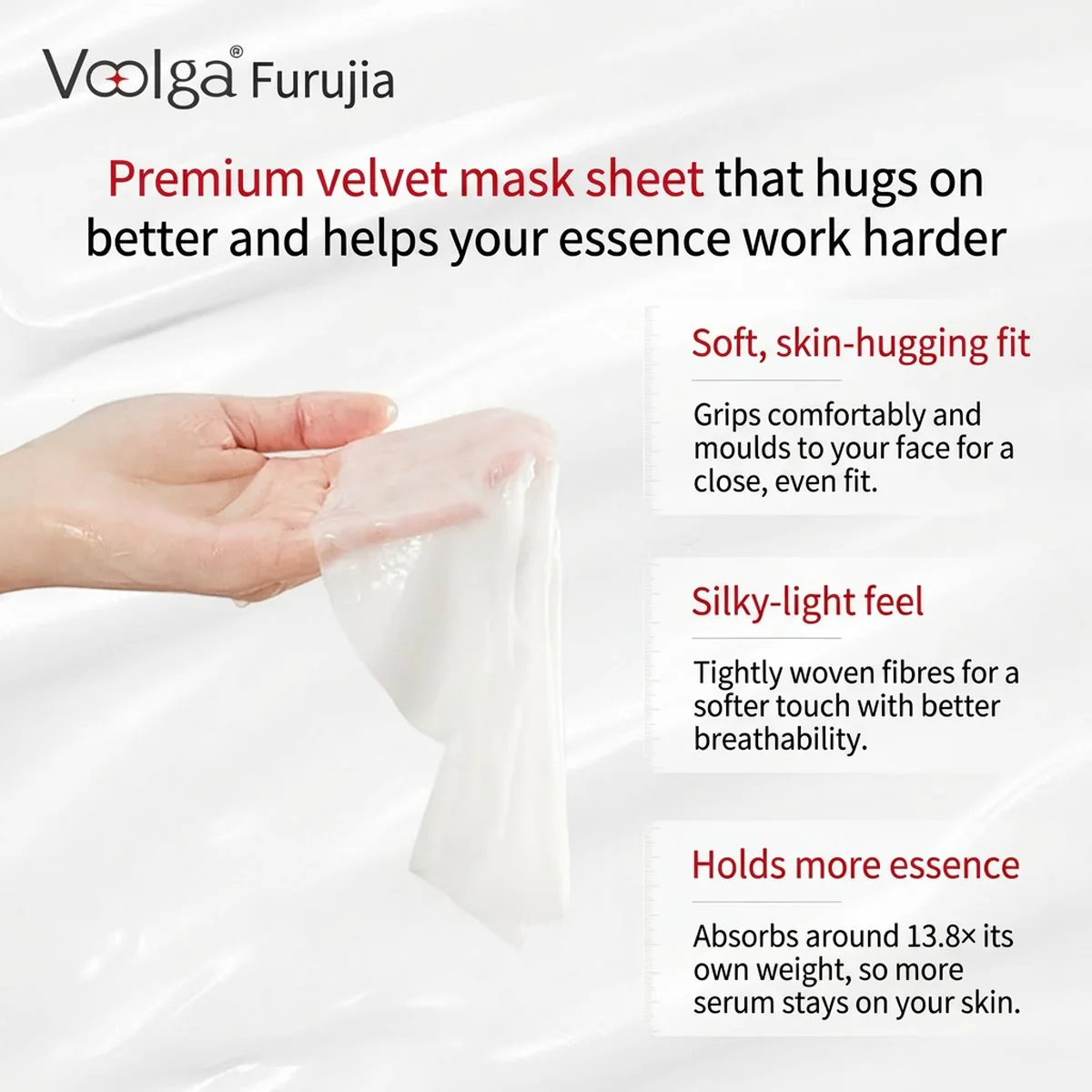 Voolga Limnanthes Alba Emulsion Mask - 5 Sheets - Image 3